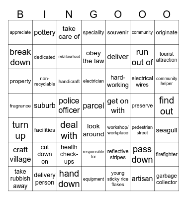 LOCAL COMMUNITY Bingo Card