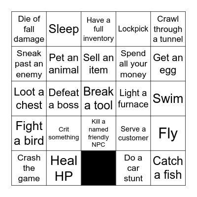 Any-Game Lockout Bingo Card