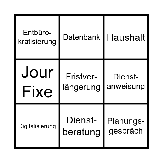 Beamter André Bingo Card