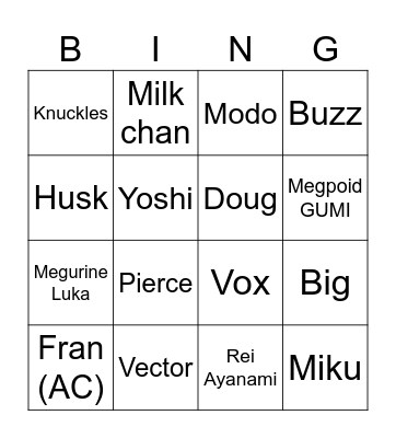 Predicciones finales Bingo Card