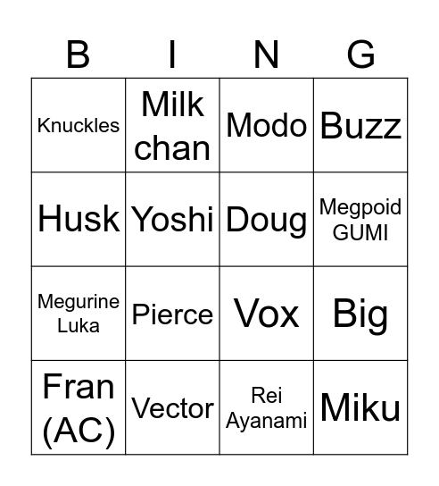 Predicciones finales Bingo Card