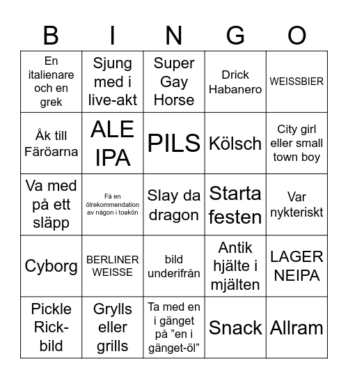 MBCC 2026 Bingo Card