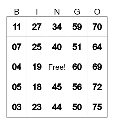 MAGBINGO LAGI! :) Bingo Card