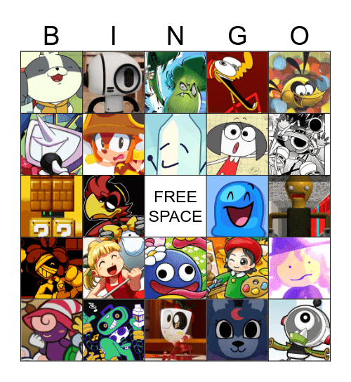 Marshall's Favorite Character Bingo Card