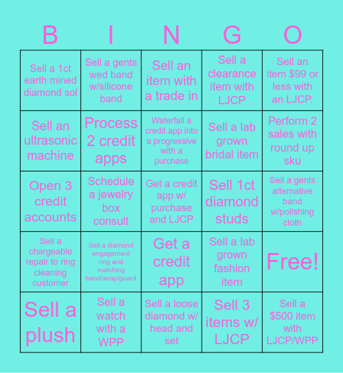 Super Sharks Bingo Card