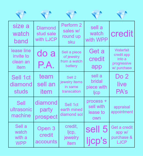 Super Sharks Bingo Card