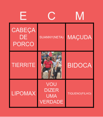 BIMGO DO VARISTINHO Bingo Card