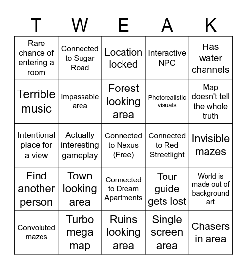 2kki bingo board Bingo Card