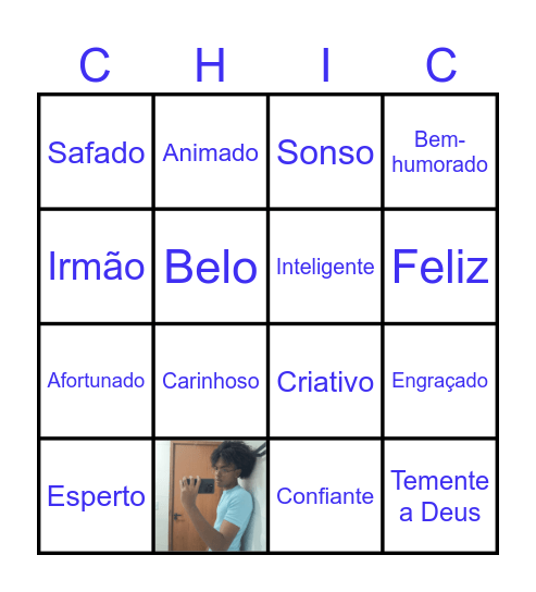 EU SOU... Bingo Card