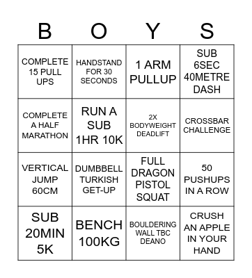 WINTER BINGO ARC Bingo Card