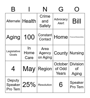 NCSTHL Bingo Card