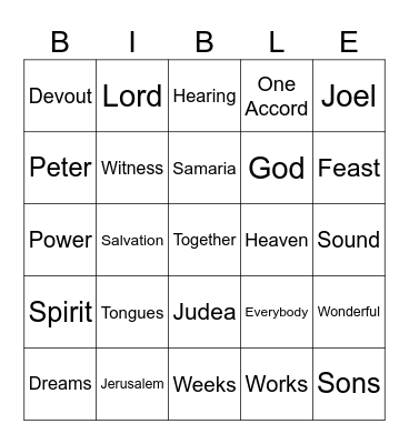 5.24.26 Bingo Card