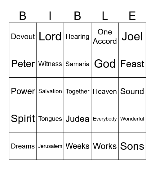 5.24.26 Bingo Card