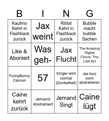 TADC BINGO! Bingo Card