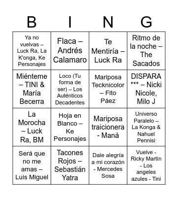 25 DE MAYO DE 1810 Bingo Card