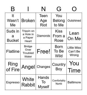 Goodbye Spring Bingo Card
