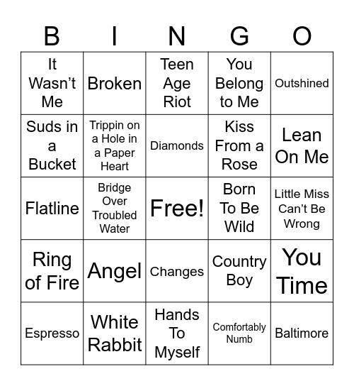 Goodbye Spring Bingo Card