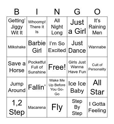 Can I Get a What, What? Bingo Card