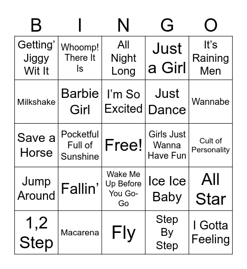Can I Get a What, What? Bingo Card