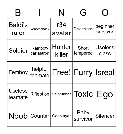 Corrupted crossroads Bingo Card