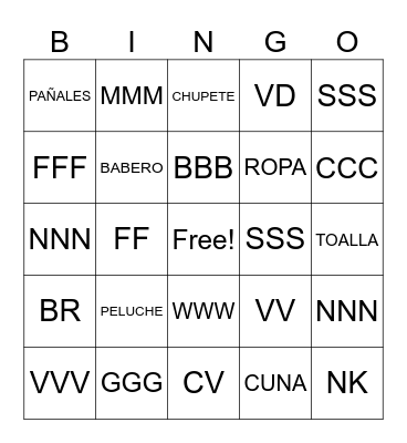 40 Bingo Card