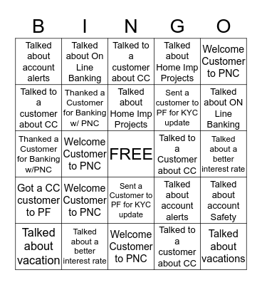 Teller Bingo Card