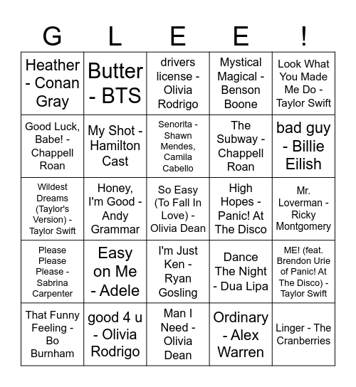 glad they didnt cover this on... Bingo Card
