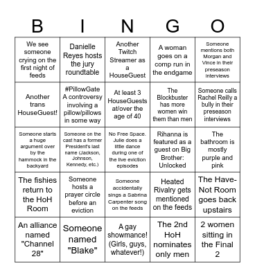 BB28 REGULAR BINGO! Bingo Card