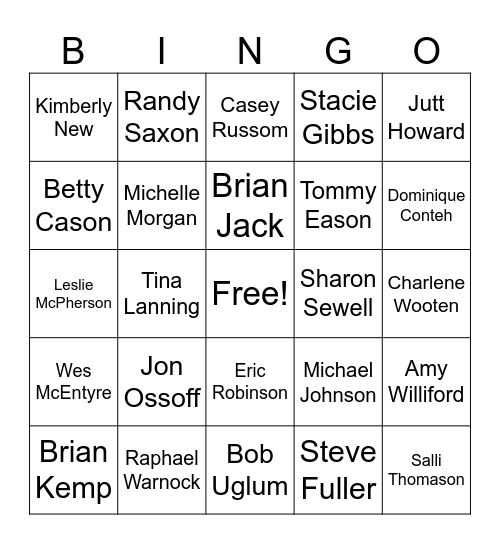 Circles Civic Part 2 Bingo Card