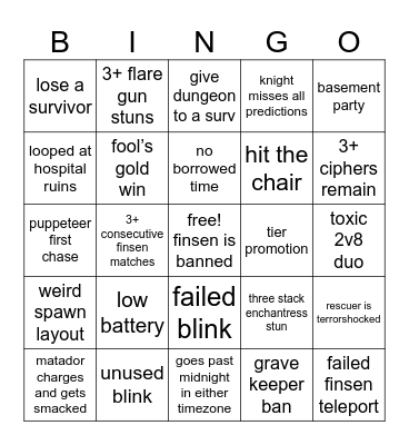 richardmeowlin bingo Card