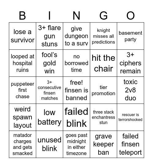 richardmeowlin bingo Card