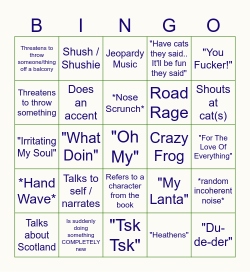 KDG Less Than 3 Bingo Card