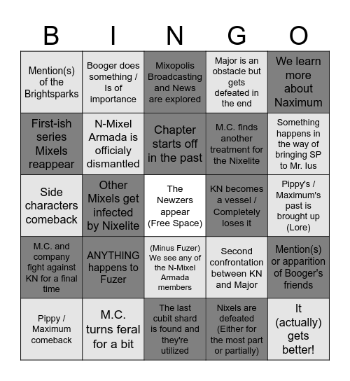 MU:R CH. 9 PT. 2 BINGO Card