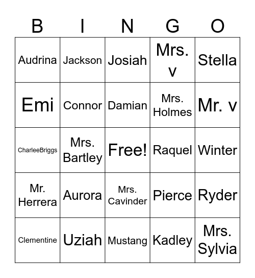 2026 Ladybugs Bingo Card