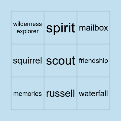 Spirit of Adventure Balloon Overlook Bingo Card