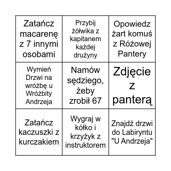 PANTEROBINGO Card