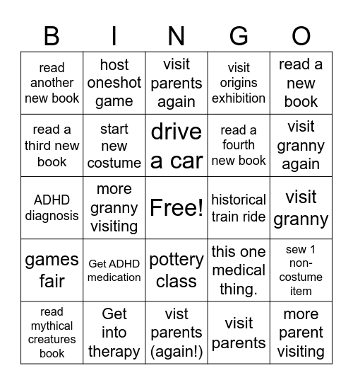Nuris 2026 Vision Board Bingo Card