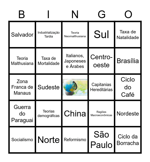 BINGO 7ªB Bingo Card