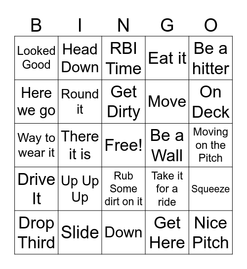 Bleacher Bingo: Firehawks Edition Bingo Card