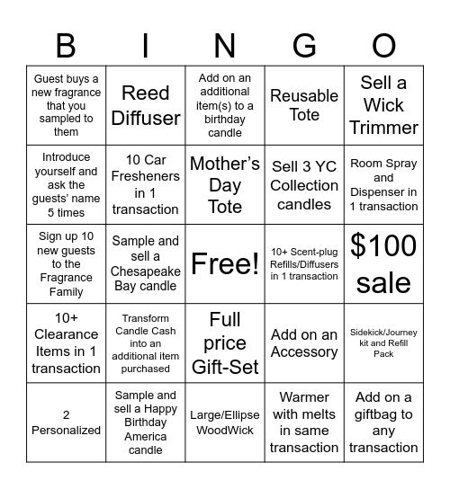 ADS Bingo Card