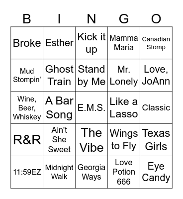 Lingo Dingo Bingo Card