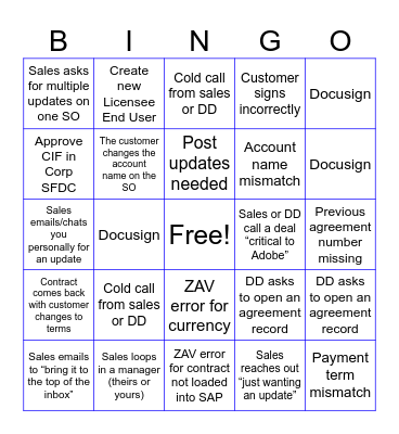 End of Quarter BINGO | RG+CMG Bingo Card
