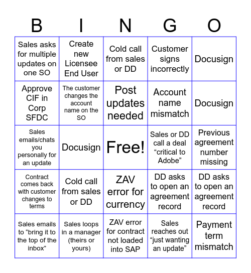 End of Quarter BINGO | RG+CMG Bingo Card