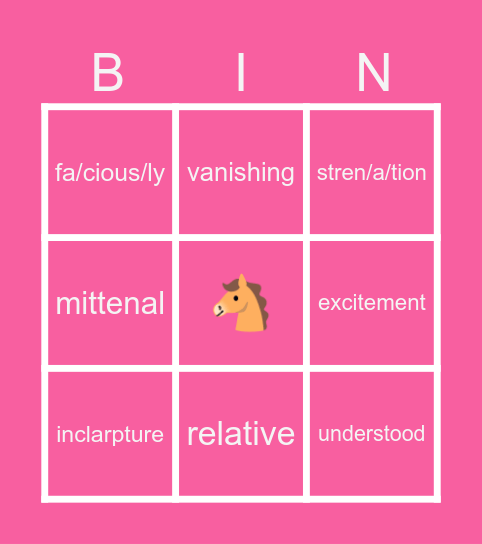 elbell! 🦄 Bingo Card
