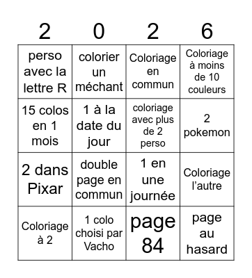 ÉTÉ 2026 ☀️ Bingo Card