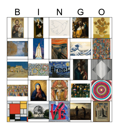 Timeline Bingo Card