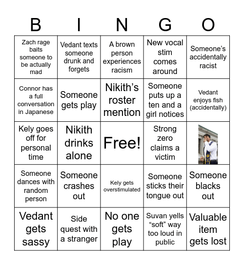 Japlan Bingo Card