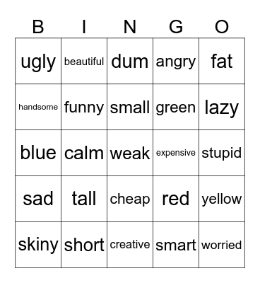Bingo Gregory Alcántara García Bingo Card