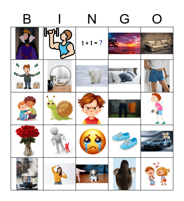 Adjective Bingo Daniela Vasquez Bingo Card