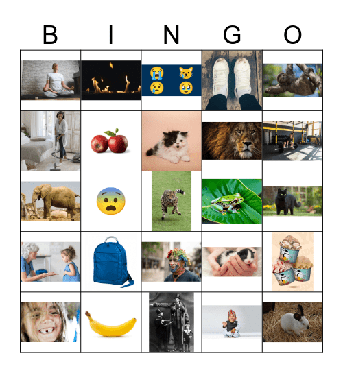 Adjectives Julia Galvan Bingo Card